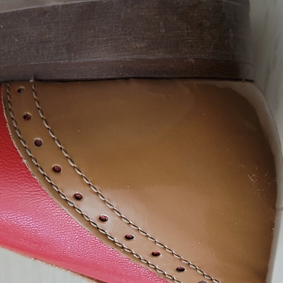 J. Crew Red and Tan Flats with Tassels - Picture 9 of 11